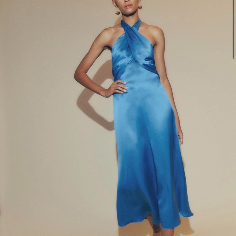 Reformation Women's Blue Dress